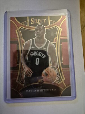 Dariq Whitehead #308 2023-24 Panini Select Red Mezanine /175