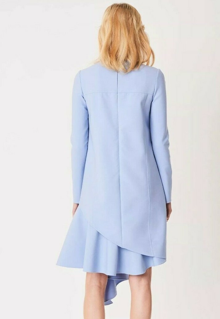 $2490 NEW Oscar de la Renta Stretch WOOL Asymmetric Dress $2490 NEW Oscar de la Renta Stretch WOOL Asymmetric Dress