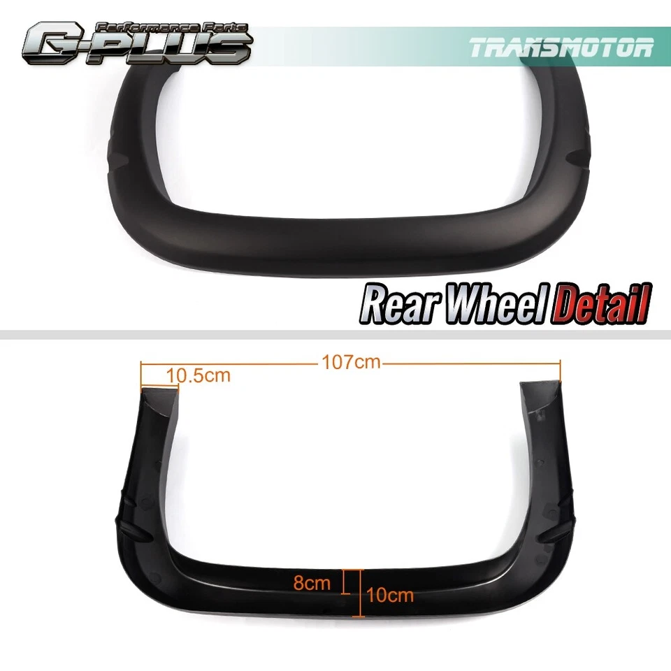 Apto para Dodge Ram 1994-2001 texturizado estilo de fábrica guardabarros atornillado llamaradas Foto 4 de 4