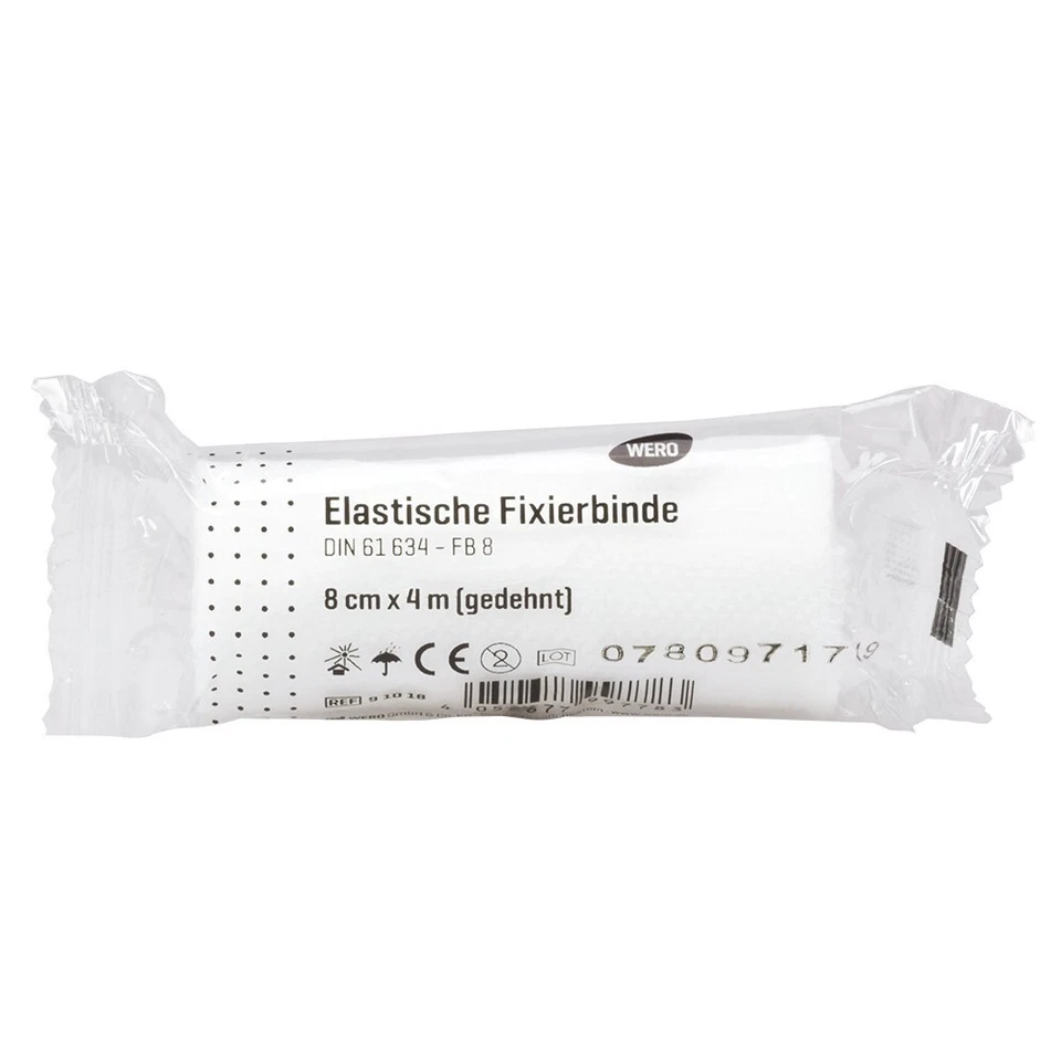 SÖHNGEN Fixierbinde einzeln verpackt Verband elastisch Mullbinde Erste-Hilfe 4m Binden
