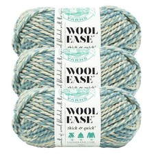 (3 Pack) Lion Brand Yarn 640-571B Woolease Thick & Quick Yarn, Rapids