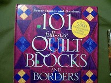 Better Homes  Gardens 101 Full-Size Quilt Blocks and Borders Spiral Hardcover 
