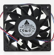 1pcs Delta FFB1224SHE 12038 24V 1.2A 12CM cooling fan 3pin
