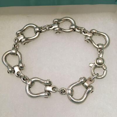 TIFFANY Vintage Horseshoe Bracelet Silver 925 8.27in 63g TIFFANY Vintage Horseshoe Bracelet Silver 925 8.27in 63g