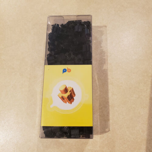Incomplete package 200 black Pixelblocks Pixel Blocks buiding toy, used - Picture 1 of 7