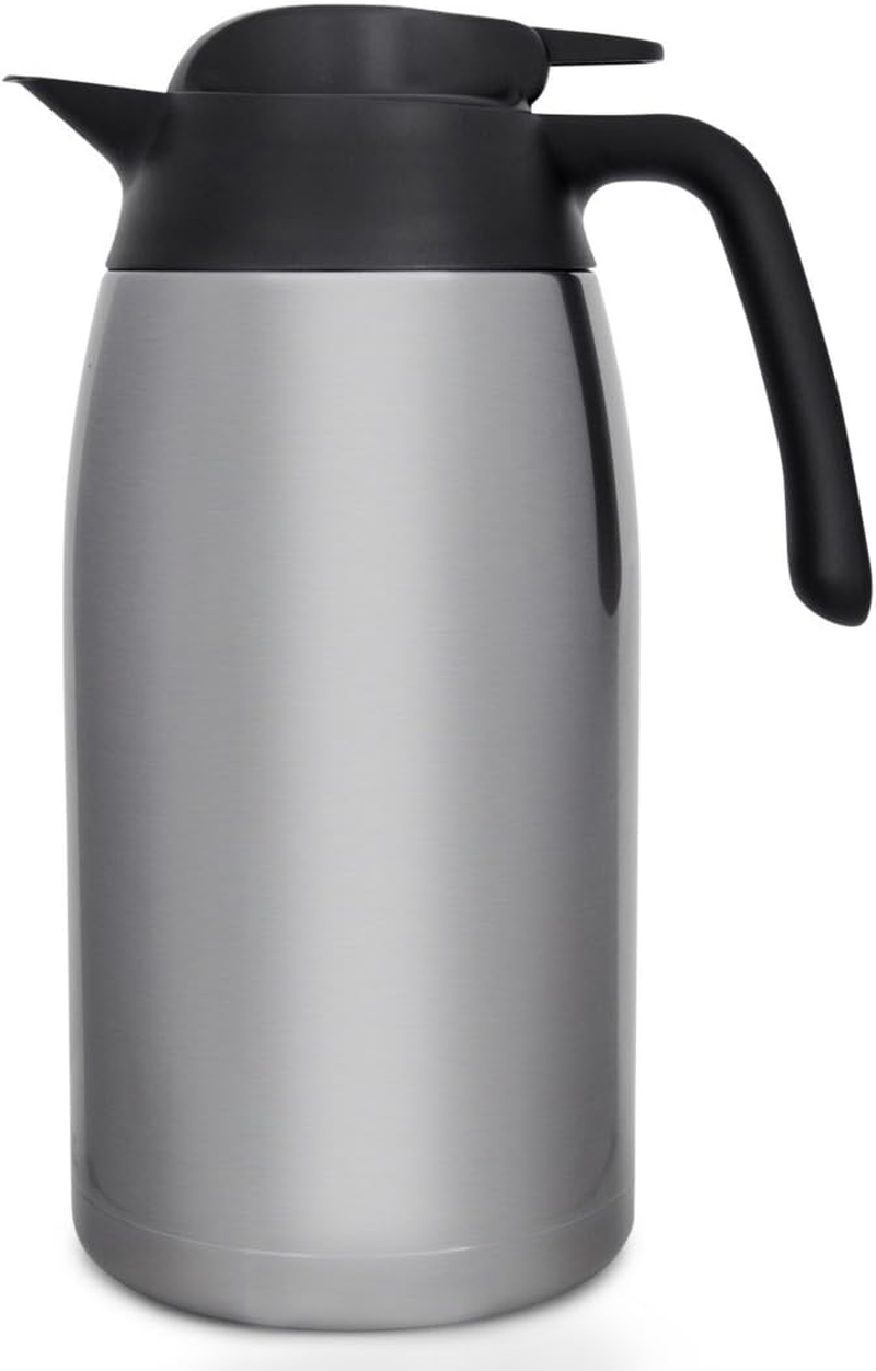 Thermos Stainless Steel Vacuum Insulated Carafe, 2L, Stainless Steel
