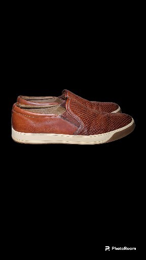 Johnston & Murphy Mens Allister Perforated Leather Slip-on  display picture 2