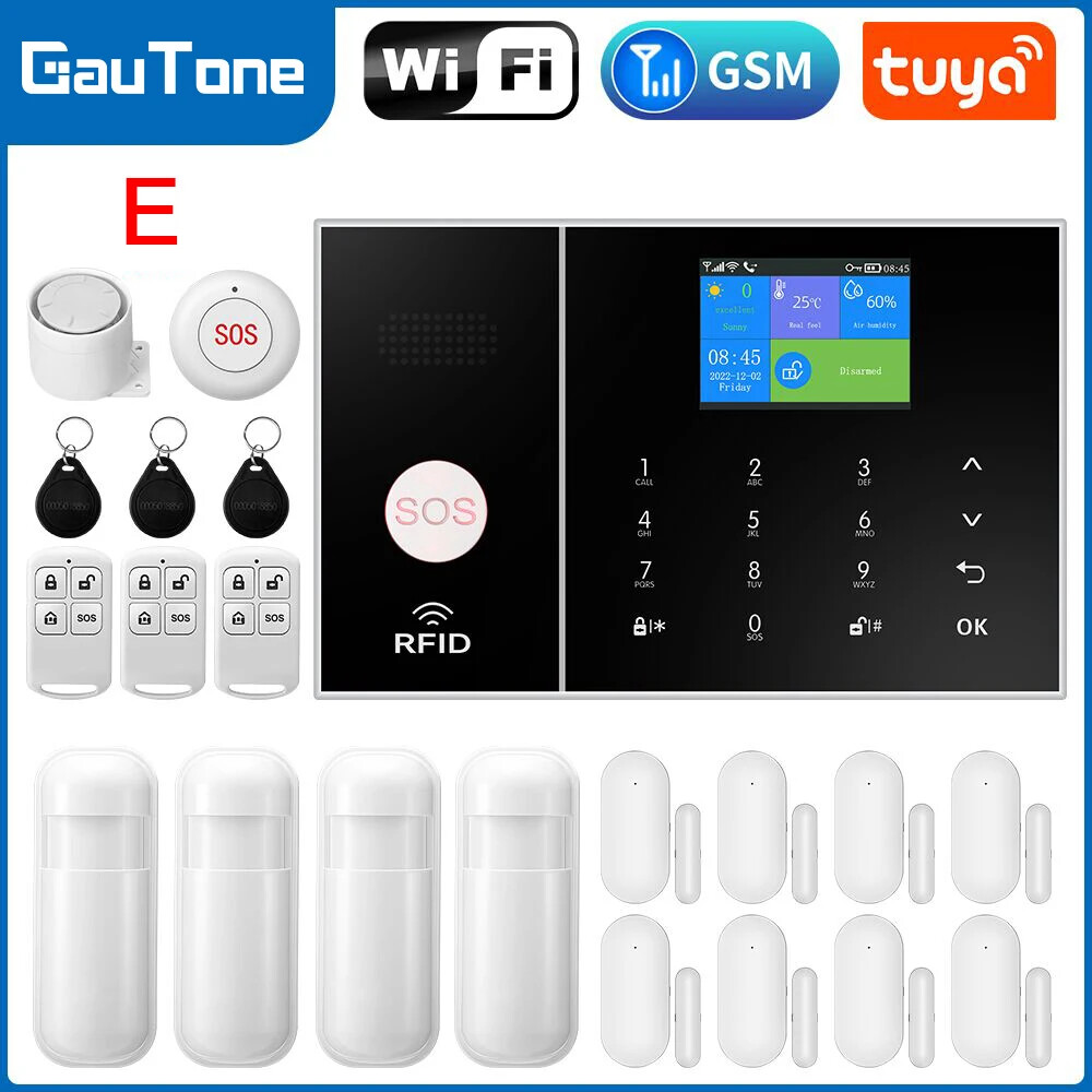 Smart Alarm System Home Security App Control Motion Detector Door Sensor Lot New