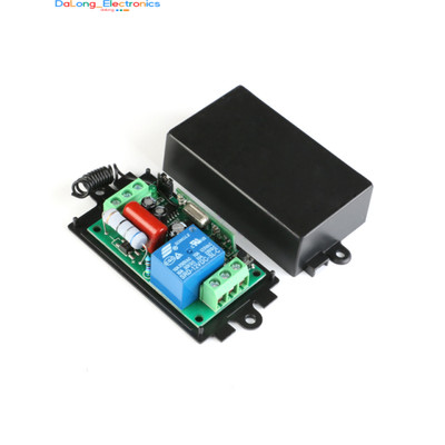 (5 Pcs)220V Single/Dual Channel Learning Type Wireless Remote Control Switch wit