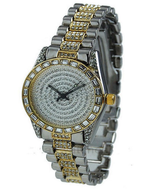 iced out cubic zirconia watches