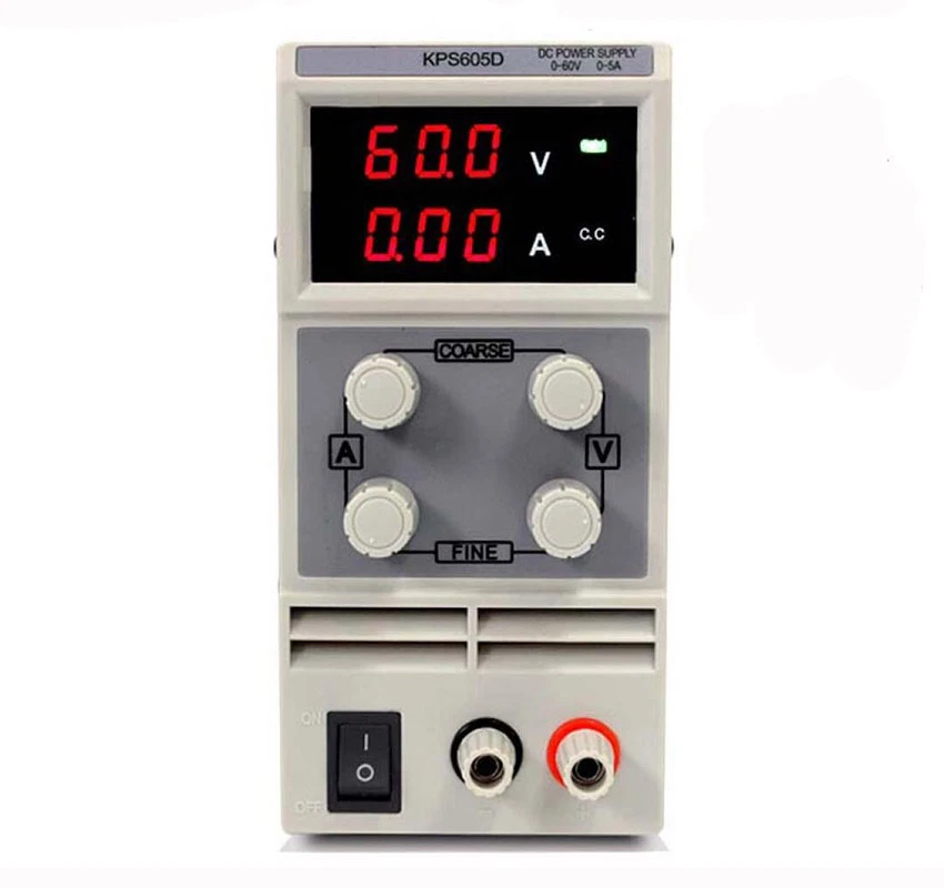 KPS605D 0-60V 0-5A  Digital Adjustable Mini Switch DC Power Supply AC110V/220V - Image 3 of 4