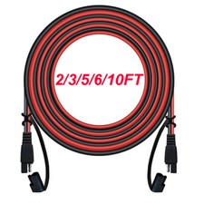 14AWG/16AWG SAE to SAE Extension Cable 2 Pin Quick Disconnect Wire Harness Cord