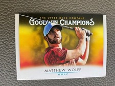 2021 Upper Deck Goodwin Champions #99 MATTHEW WOLFF Golf Base Card