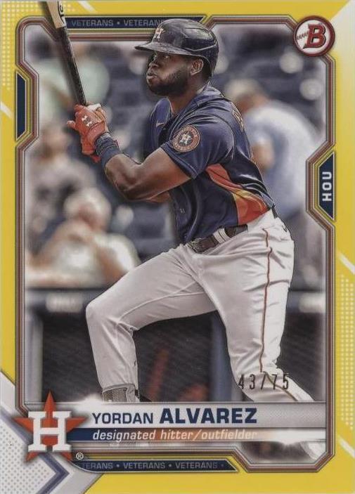 2021 Bowman - Yordan Alvarez #78 for sale | eBay