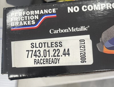 performance friction brake pads