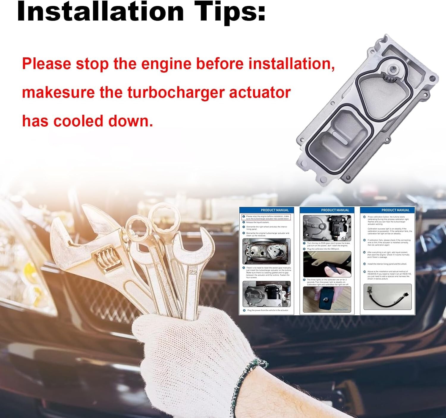 Turbo Actuator Fits 13-2018 Ram 2500 3500 Cummins 6.7L Diesel HE300VG 68445522AA thumbnail 4