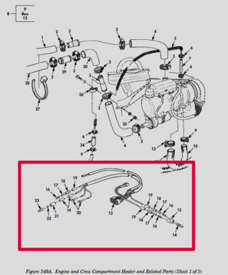 AM GENERAL WEBASTO 905782A THERMO 90 S.21 COOLANT HEATER WIRING HARNESS 24V