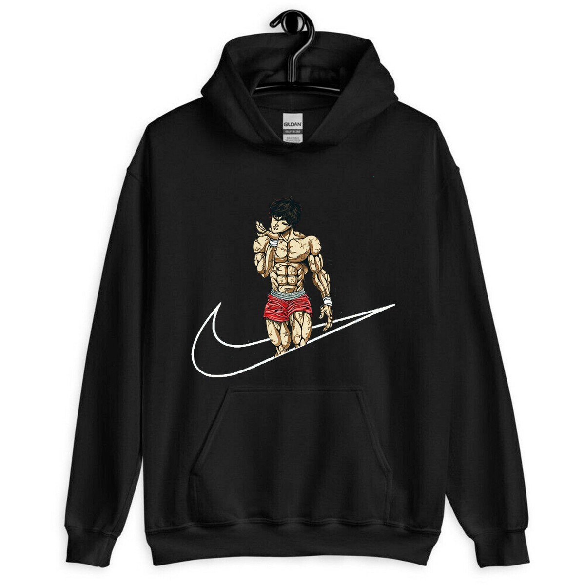 lonely 論理　刃牙　FIGHTING POSE BAKI HOODIE lonely 論理刃牙FIGHTING POSE BAKI HOODIE