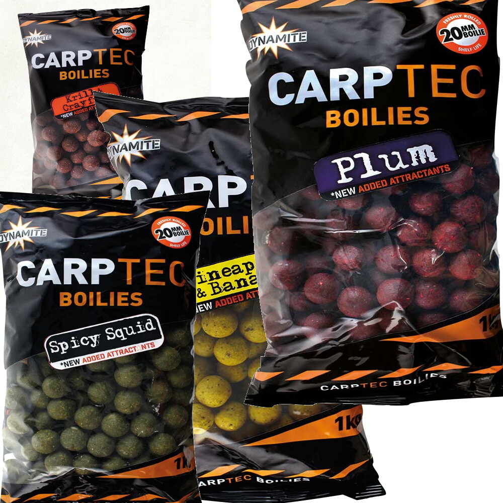 Dynamite CarpTec Boilies krill & crayfish 20 mm 1,8 kg Boilie Karpfenköder