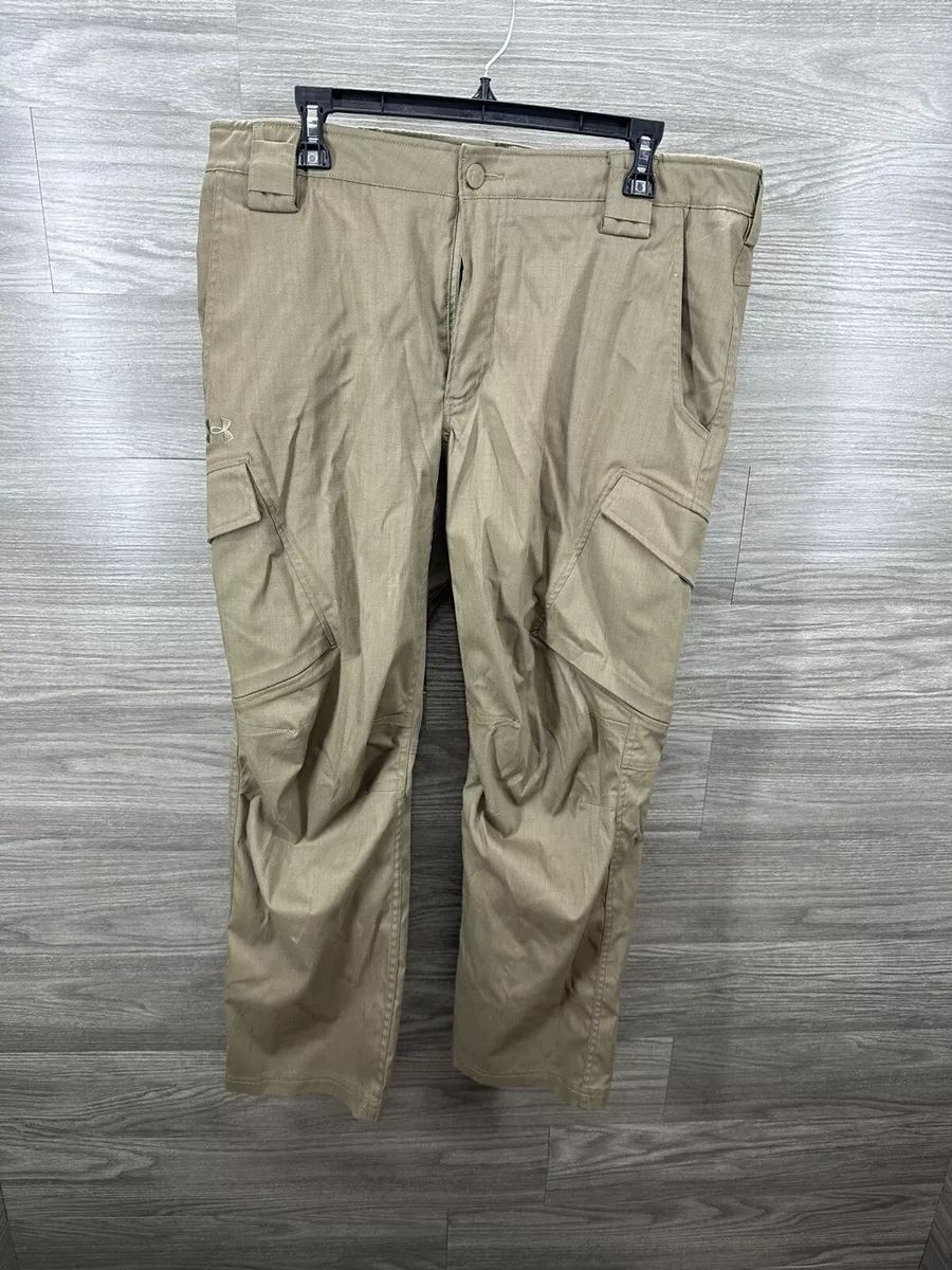 Under Armour Enduro Loose Fit Pants Men's 38 x 30 Marine Khaki Tactical