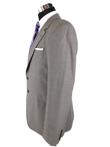 Paul Smith Gray Brown Micro-Houndstooth 