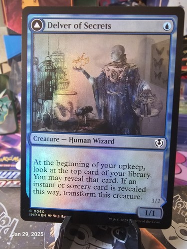 FOIL - MTG Delver of Secrets #60 - Innistrad Remastered | eBay