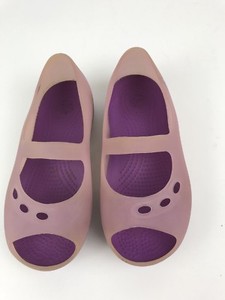 crocs ballet flats pink