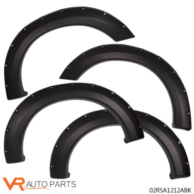 Factory Style Replacement Bolt On Smooth Fender Flares Fit For Ford F150 04-08