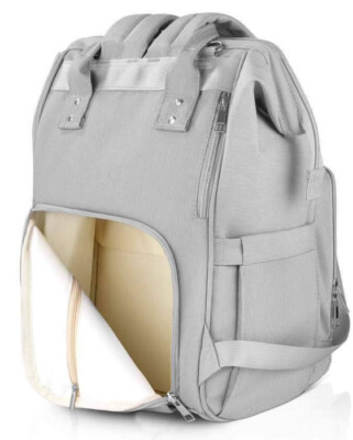 Amilliardi diaper bag backpack.Light Grey. Five Insulated  display picture 2