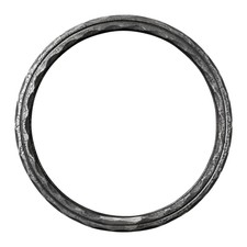 Mild Steel Gate Fence Rings  - Solid Metal To Weld - Decorative Wrought Iron