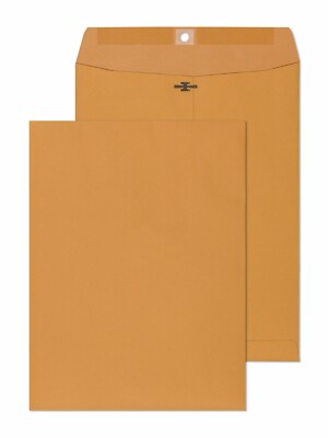 10pk Manila 9'' x 12'' Members Mark Mailing Envelopes Brown Mailers