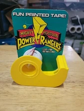 Vintage Mighty Morphin Power Ranger Printed Tape Dispenser 1994 Saban ULTRA RARE
