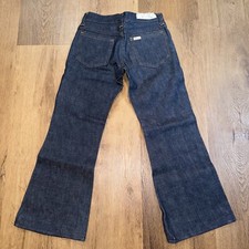 Vintage 70s Bell Bottom Blue Jeans Denim Oshkosh Bgosh Kids Youth Boys 9 Regular