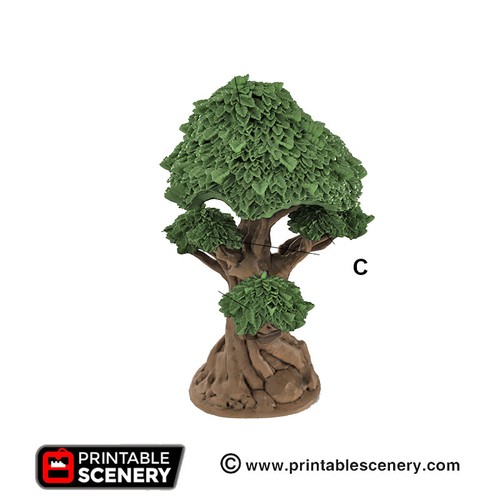 Gnarly Trees Fantasy Scatter Terrain DnD 3DPrint - Bild 8 von 13