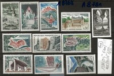 P409- Timbres 1963/65 n° 1388/94,1435, 1437/38 ** cote: 8,60€