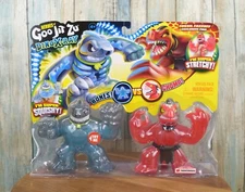 Heroes of Goo Jit Zu Dino X-Ray Fossil Faceoff Versus Pack Thrash Vs Verapz