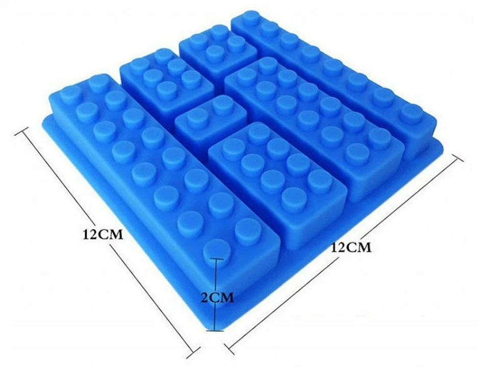 Silikonform Lego Stein Eiswürfelform Schokoladenform Geburtstag XXL Angebot - Bild 3 von 4