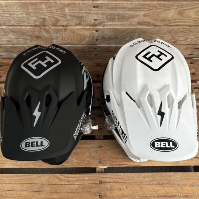 BELL MX-9 HELMET MIPS MOTOCROSS FASTHOUSE BLACK WHITE with 100