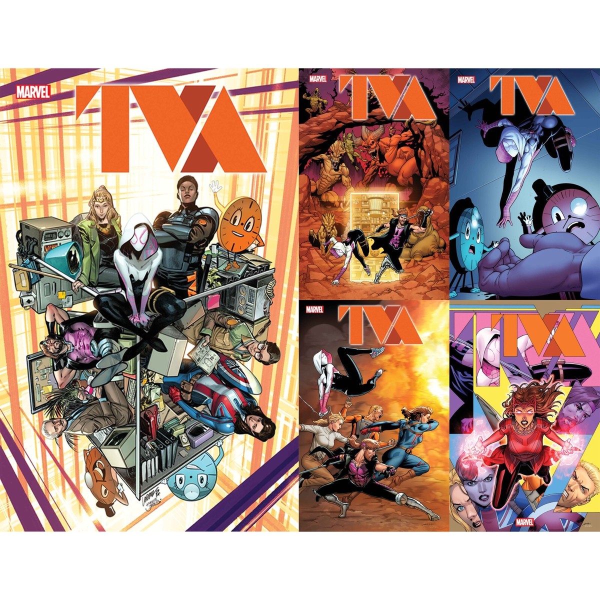 TVA (2024) #1 2 3 4 5 Marvel Comics Loki Ms Minutes Spider-Gwen