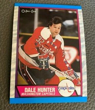 Dale Hunter 1989 OPC #76 Washington Capitals 