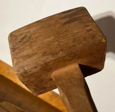 Vintage • EMIR • BEECHWOOD • Joiner Mallet • London ENGLAND • Soft Lightweight