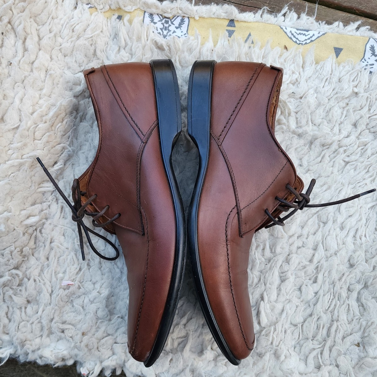 AQUATALIA Men Shoes Scott GrainLight Brown Leather Oxford  display picture 3