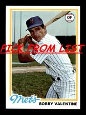 1978 Topps 480-726 EX-MT/NM Pick From List All PICTURED