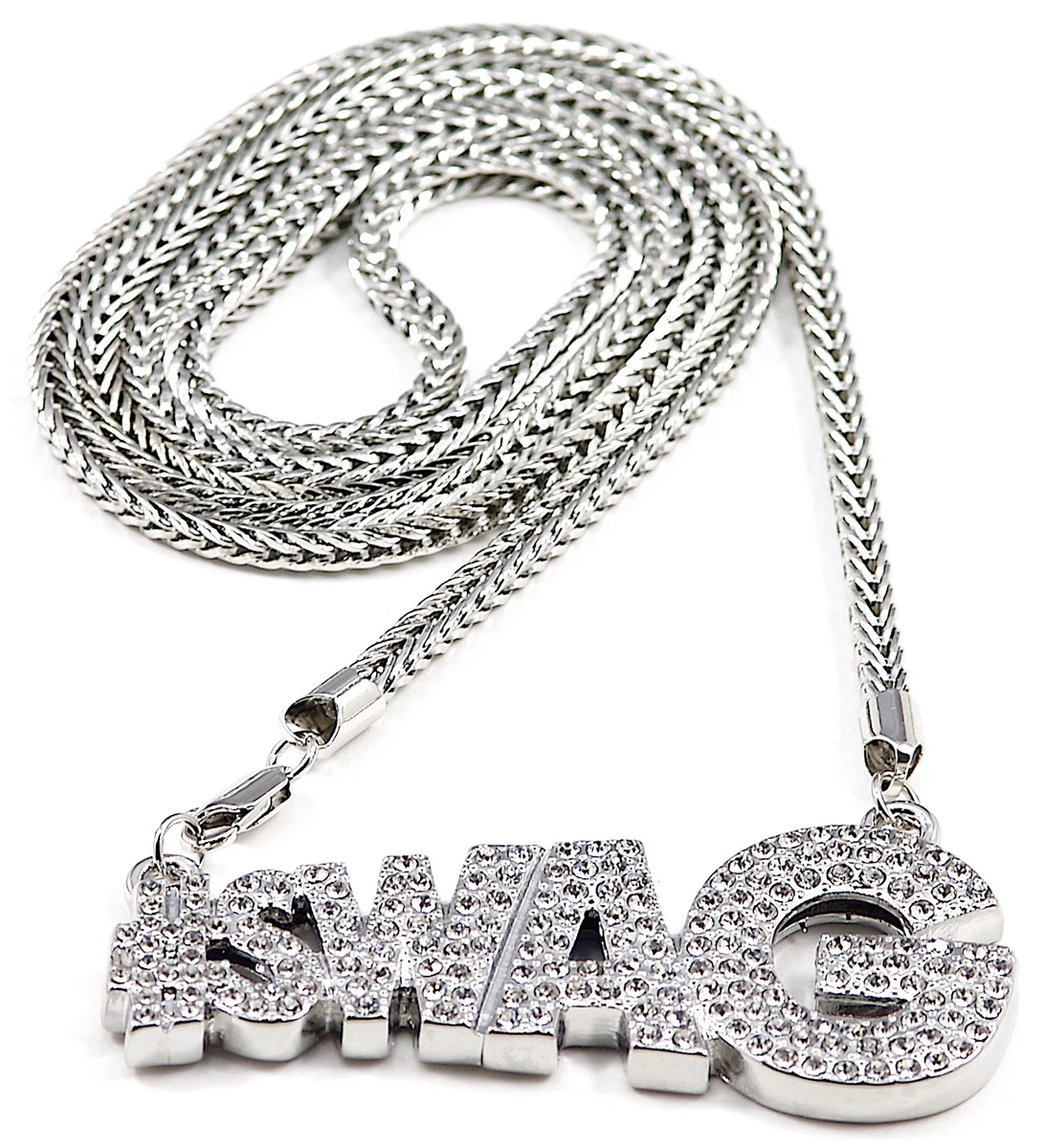 Set di 3 pezzi di collana a strati hip hop gotico stile punk con