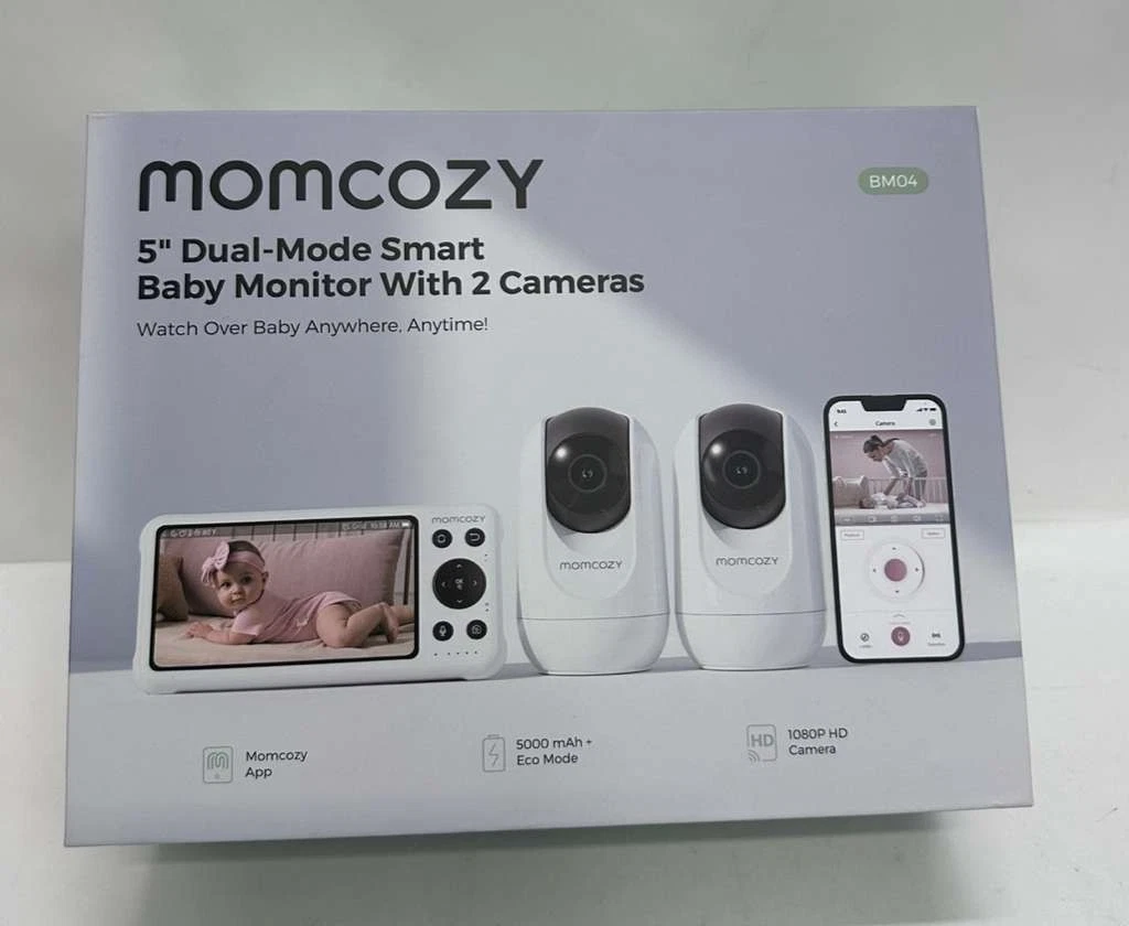 Momcozy Baby Monitor with 2 Cameras 5.5" 1080P Full HD Split Screen Video Baby M
Opens in a new wind