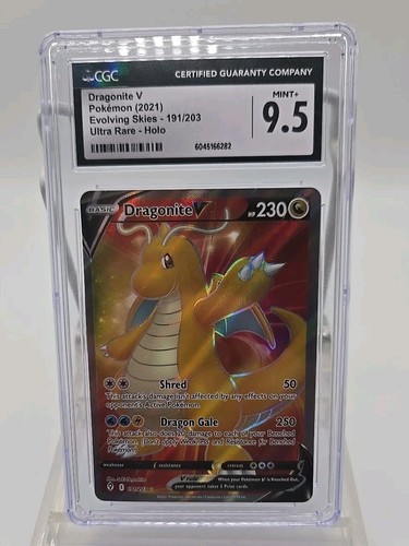 Dragonite V graded CGC 9.5 for sale on eBay