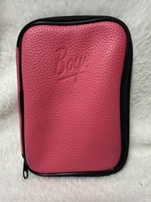 BOYE SET OF 24 CROCHET MASTER HOOKS SET IN PINK ZIPPERED STORAGE CASE