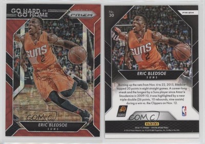 2016-17 Panini Prizm Go Hard or Go Home Ruby Wave Prizm Eric Bledsoe #30