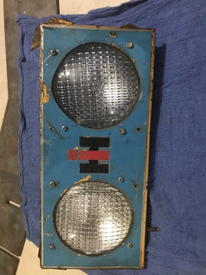 #ad #ad Used non working Cub Cadet Garden Tractor Headlight Insert Panel For 122 Mower $97.49