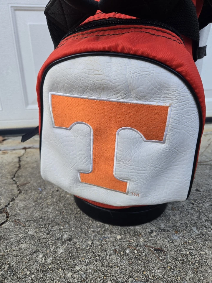 VTG Tennessee Volunteers Belding Sports Original Bushwhacker 6-Way Golf Bag - Image 4 of 4
